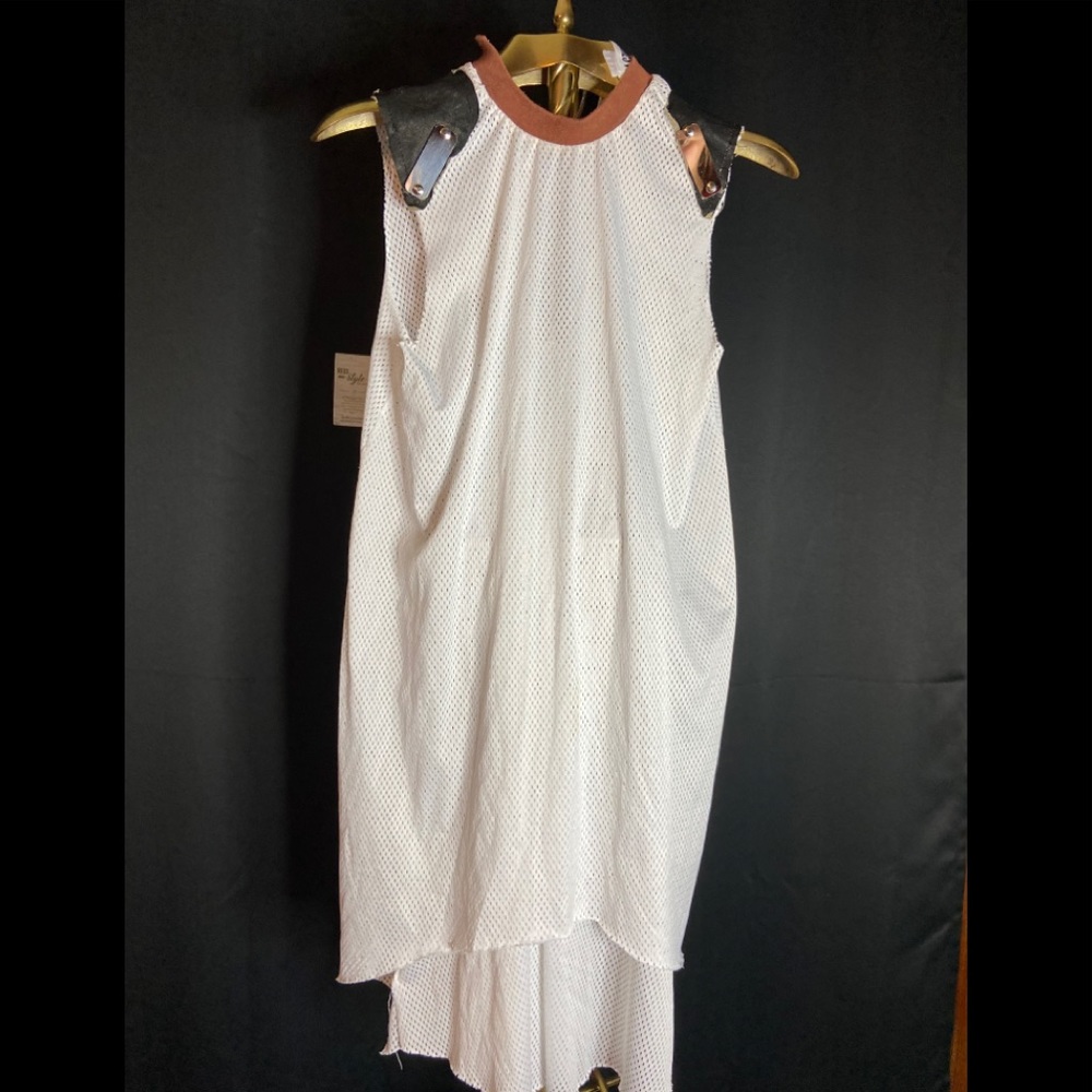 white beach coverup